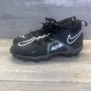 Nike Alpha Fast Flex Football Baseball Shoes Cleats Black Mens Sz 8.5 W